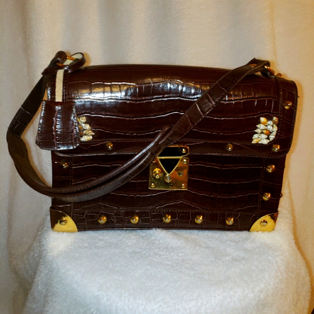 Leather handbag